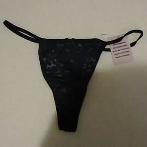 SAVAGE X FENTY Black Undie Medium Thong